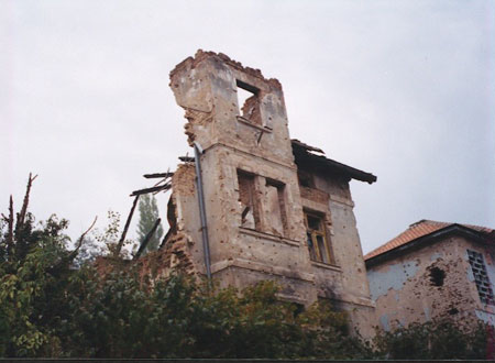 Sarajevo Bomb Ruins